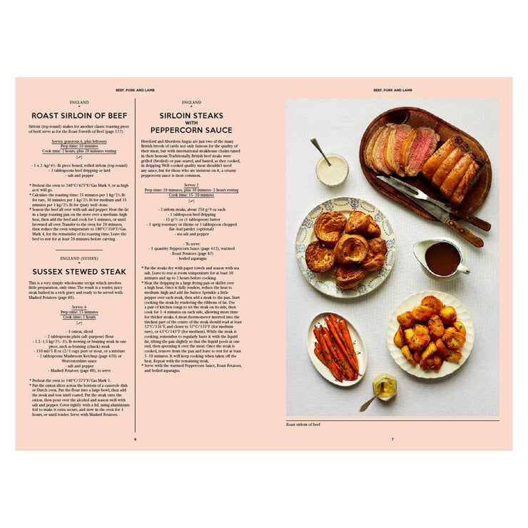 The British Cookbook hardback by Ben Mervis, imported from the UK