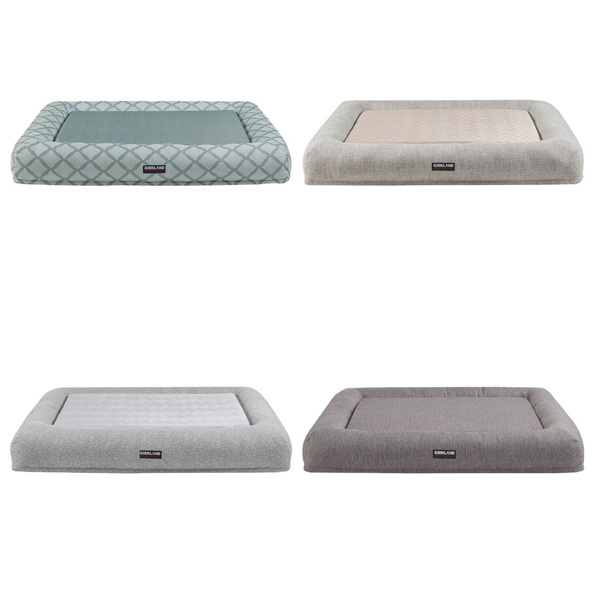 Kirkland Signature 2-in-1 bolster pet bed (British brand)