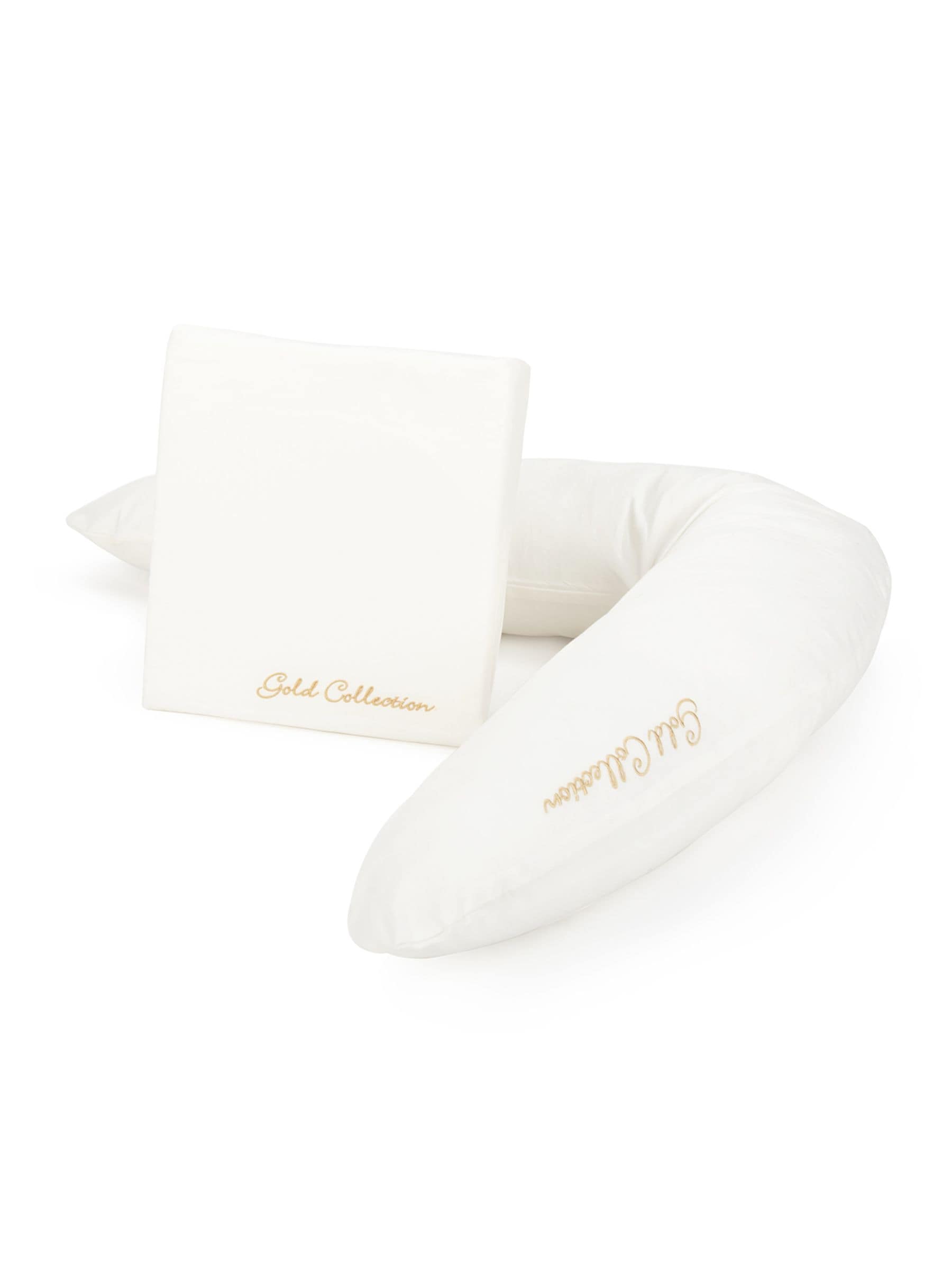 Mother & Baby white support pillow and wedge set, imported from the UK