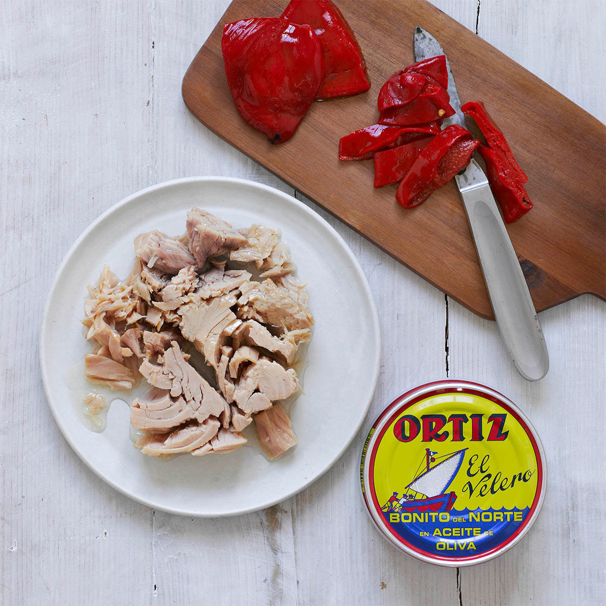 Brindisa Spanish Bonito Tuna Fillets in Olive Oil 4 x 250g - British product