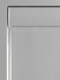 Light grey 100% cotton made to measure Roman blind (British brand)