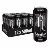 Relentless Origin Energy Drink 500ml pack, imported from the UK