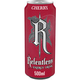 Relentless cherry energy drink 12 x 500ml, imported from the UK