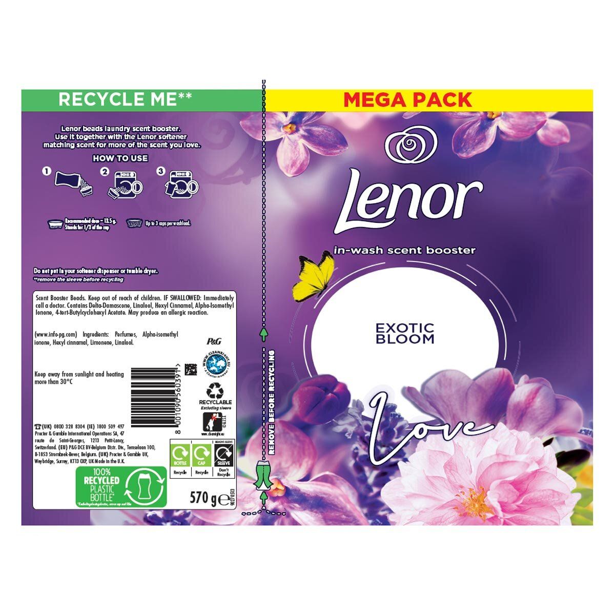 Lenor Exotic Bloom Scent Booster, 570g GOODS Costco UK