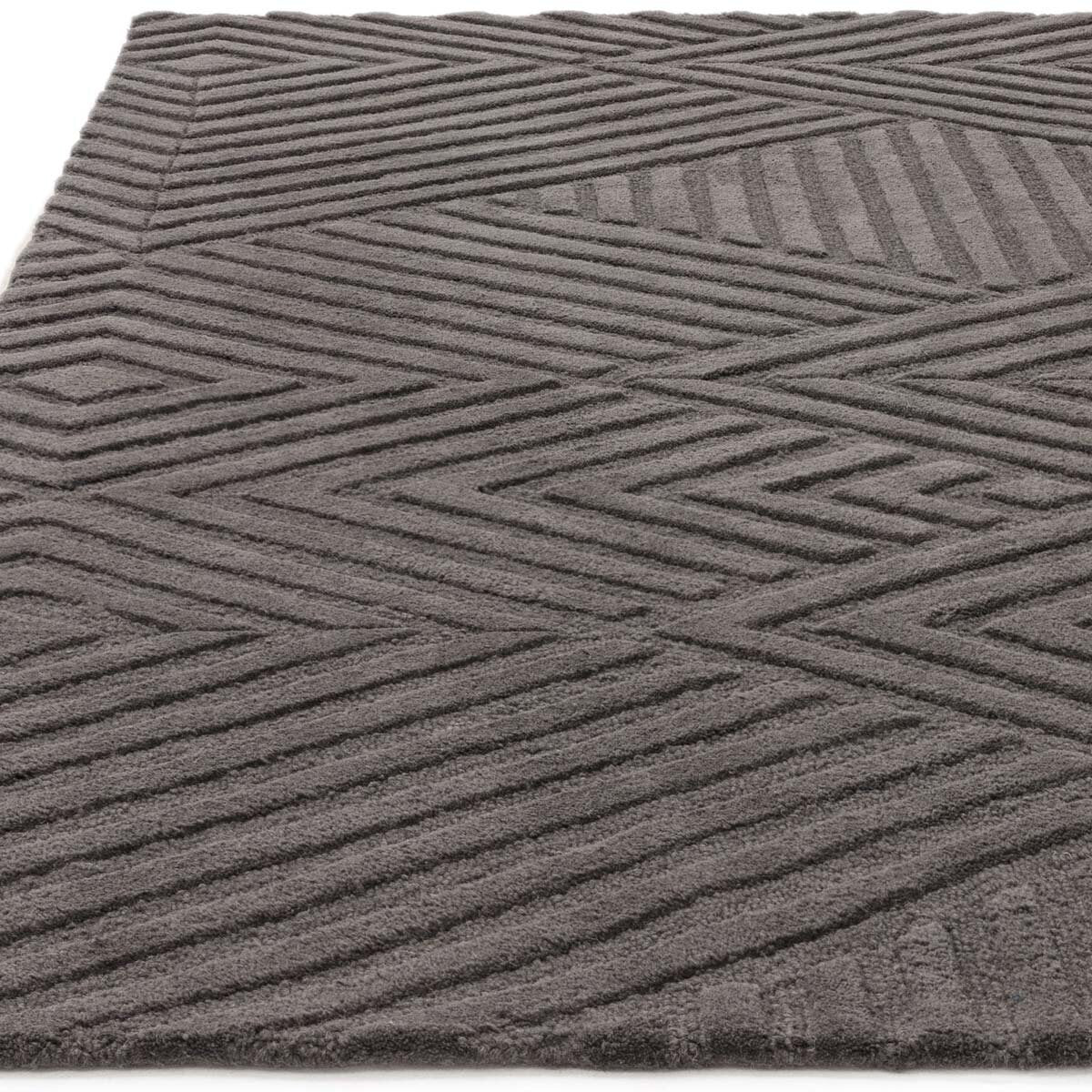 Hague Charcoal Rug, in 3 Sizes GOODS Costco UK