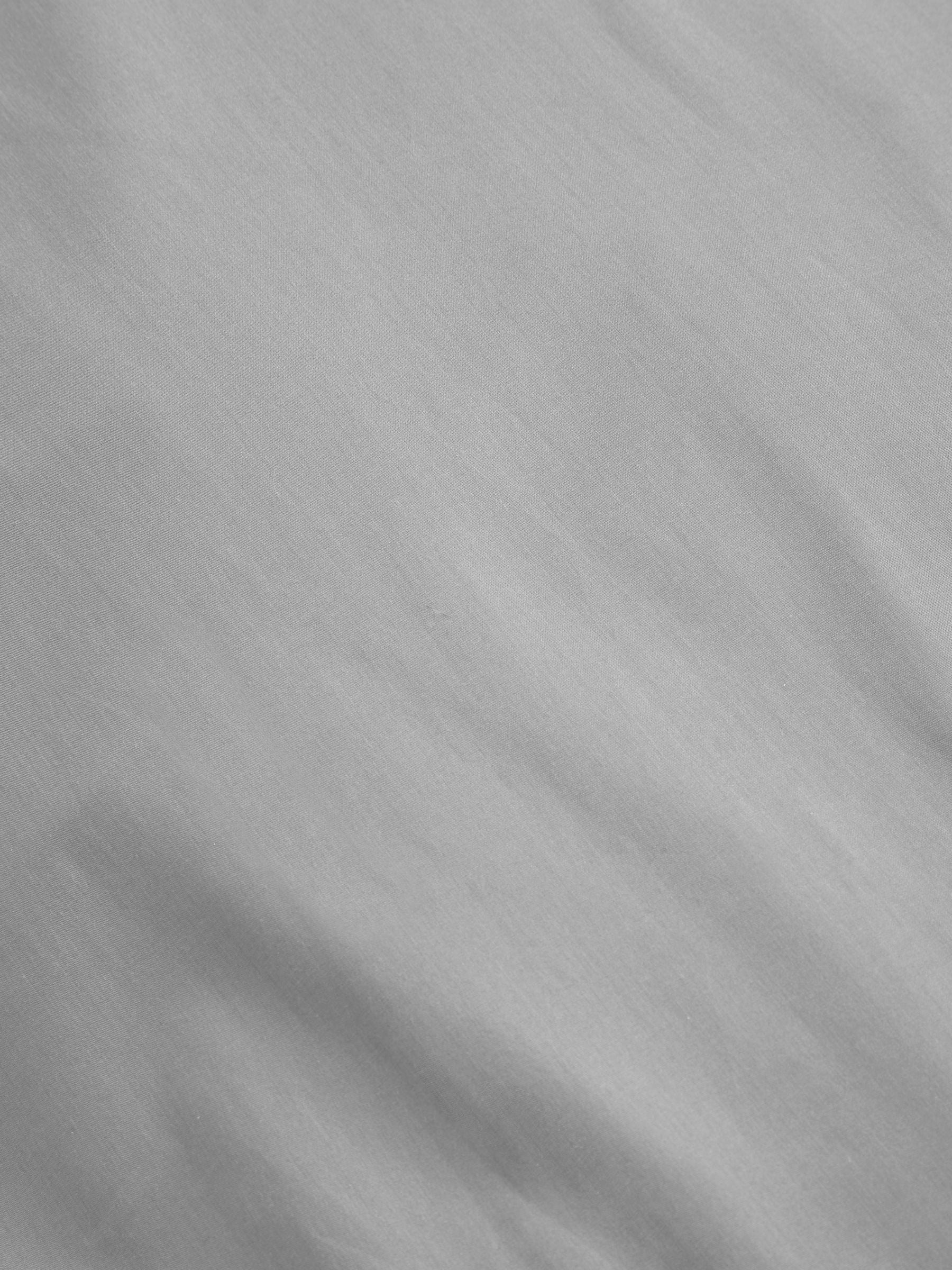 Silver Grey Egyptian cotton duvet cover and pillowcase set (British brand)