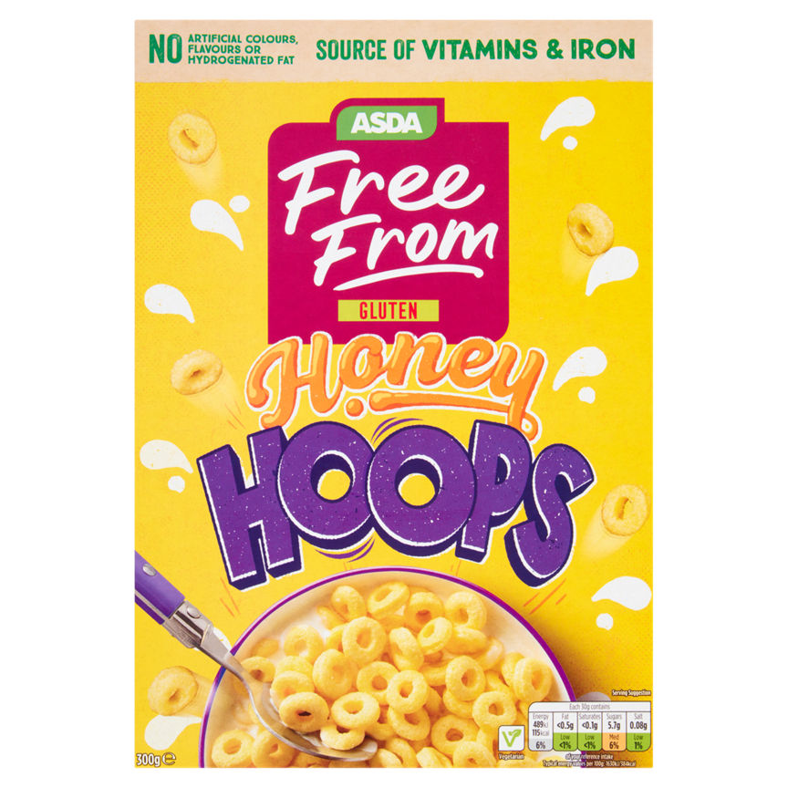 ASDA Free From Honey Hoops