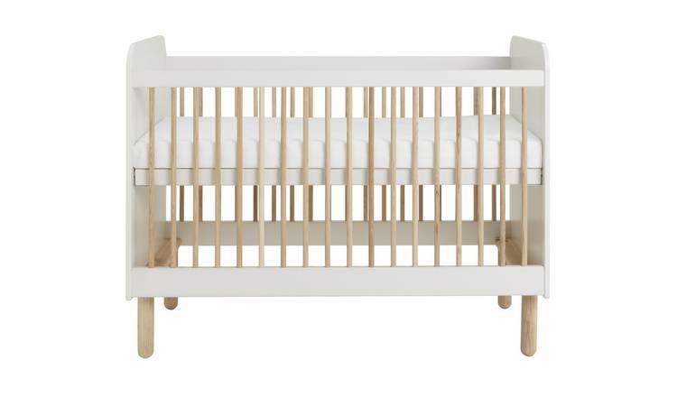 Habitat Eden Cot With Mattress - White GOODS Argos