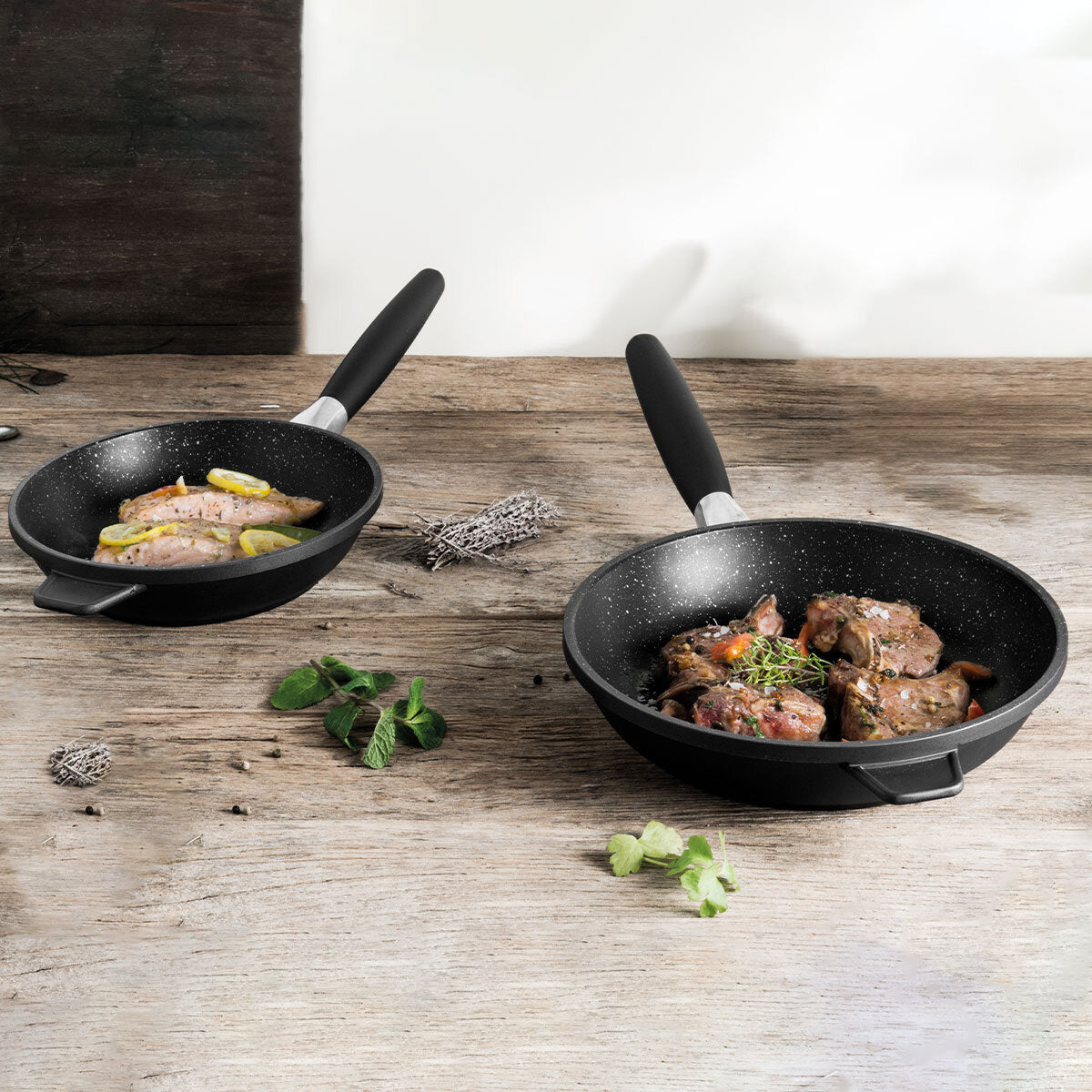 BergHOFF Eurocast 3 piece non-stick frying pan set (British brand)