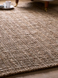 Laura Ashley Natural Gold handwoven jute rug, UK version