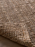Laura Ashley Natural Gold handwoven jute rug, UK version