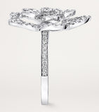 Graff white gold diamond Wild Flower ring (British brand)