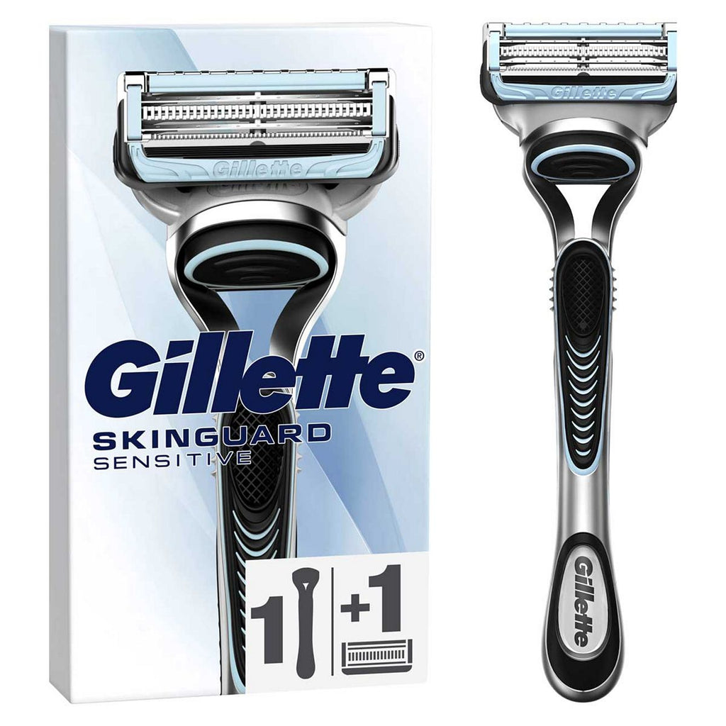 Gillette SkinGuard Sensitive Men’s Razor, 1 Handle, 1 Blade Refills