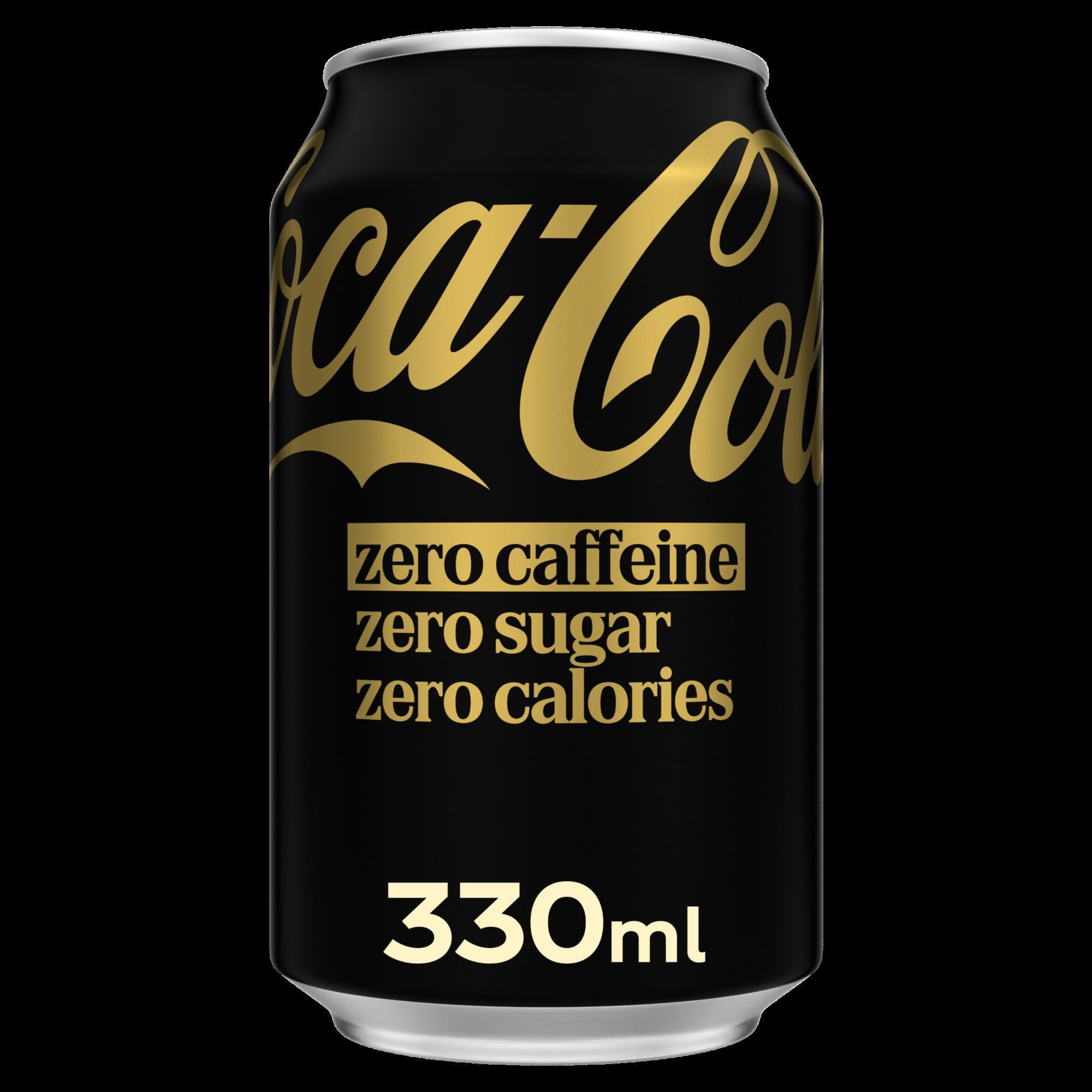 Coca-Cola Zero Sugar Zero Caffeine cola 24 x 330ml cans - British product
