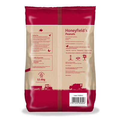 Erdnüsse von Honeyfield's, Vogelfutter für Wildvögel, 12,6 kg