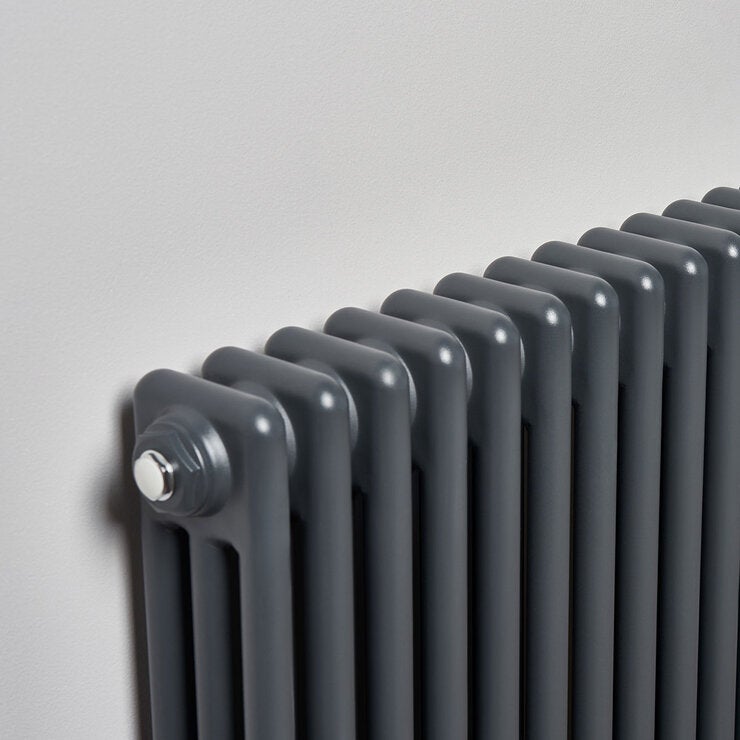 Ultraheat anthracite 3 column radiator four sizes (British brand)