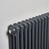 Ultraheat anthracite 3 column radiator four sizes (British brand)