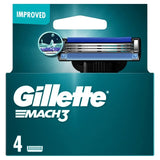 Gillette Mach 3 Razor Blades   4 per pack GOODS M&S   