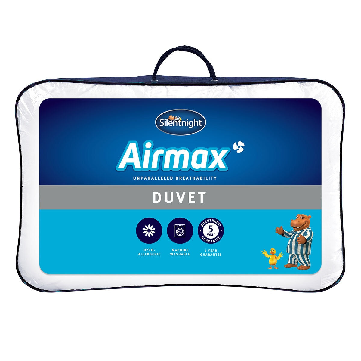 Silentnight Airmax 10.5 Tog duvet in various sizes - British product