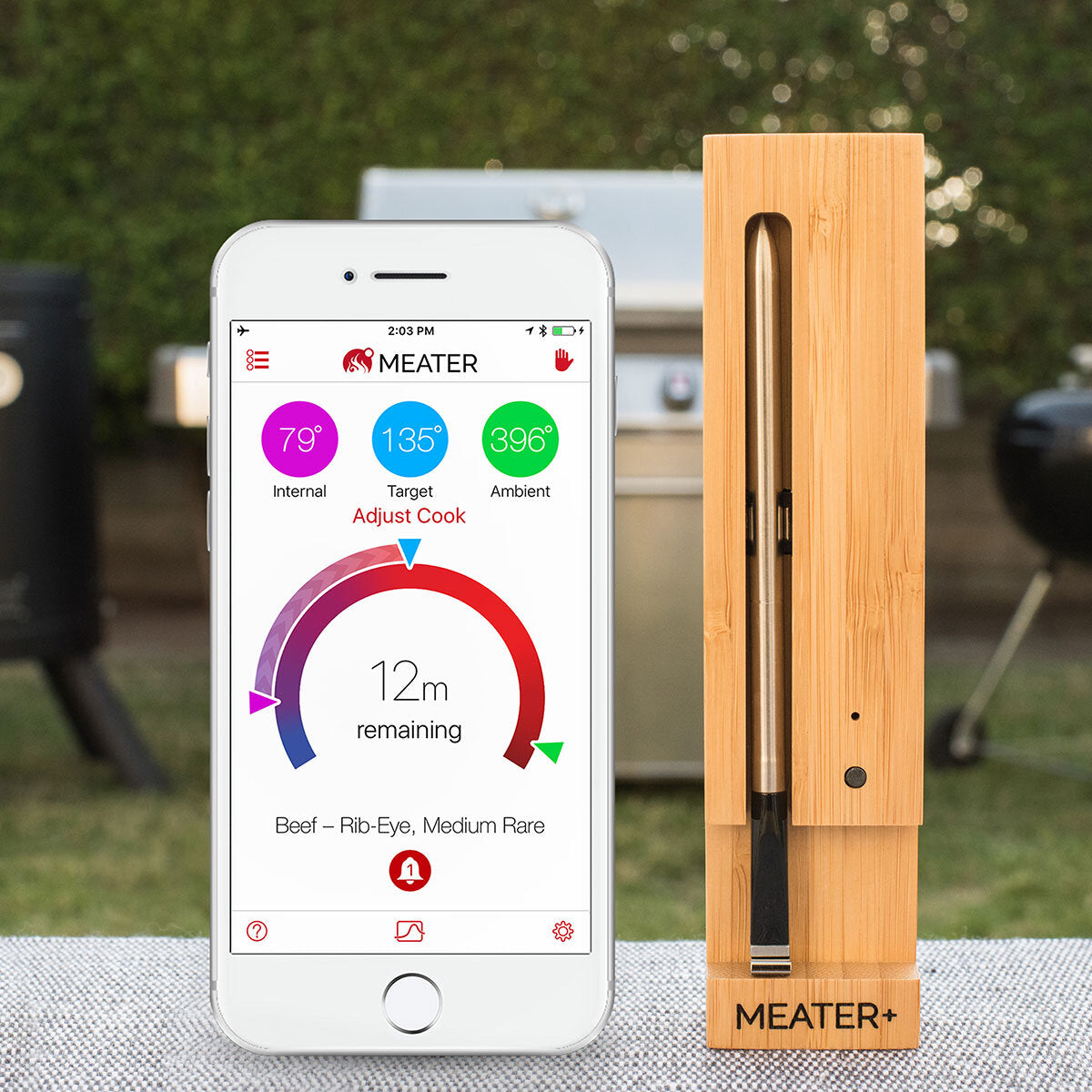 MEATER Plus wireless meat thermometer, imported from the UK