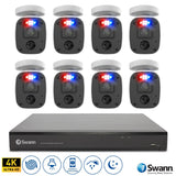 Swann 16 Channel 2TB DVR Recorder with 8 x 4K Ultra HD Enforcer™ Bullet Cameras, SWDVR-165580H-EU & SWPRO-4KMQBPK2-EU GOODS Costco UK