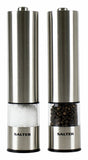 Salter electronic salt and pepper mill set in silver (British brand)