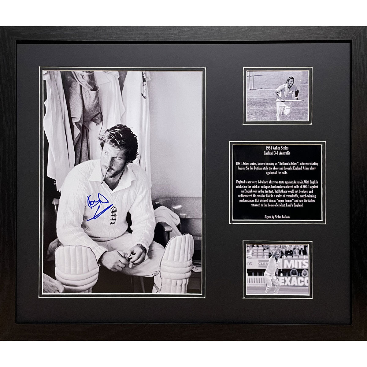 Ian Botham Signed Framed Photograph GOODS Costco UK