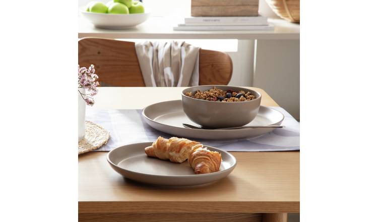 Habitat mushroom stoneware dinner set 12 piece, UK version