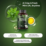 WeightWorld peppermint oil softgels 200mg, imported from the UK