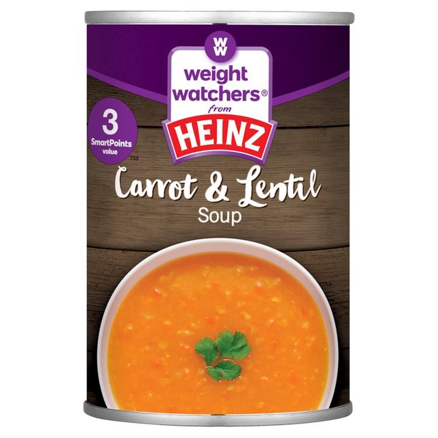 Heinz Weight Watchers Carrot & Lentil Soup   295g GOODS M&S   