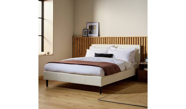 Argos Home Skylar small double bed frame in white - British product