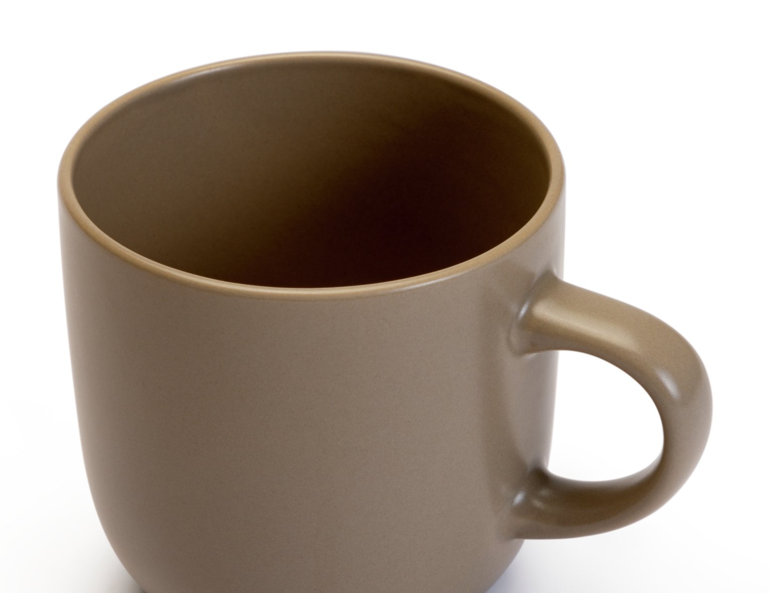 Habitat matte grey mushroom mugs set of 4, UK version