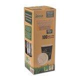 iECO triple wall hot cups 12oz 100 pack, UK version