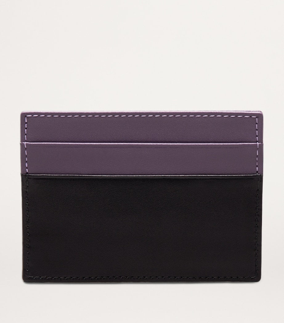 Ettinger flat card holder in calf leather, imported from the UK