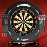 Winmau Blade 6 Professional Dartboard and Darts Set (British brand)