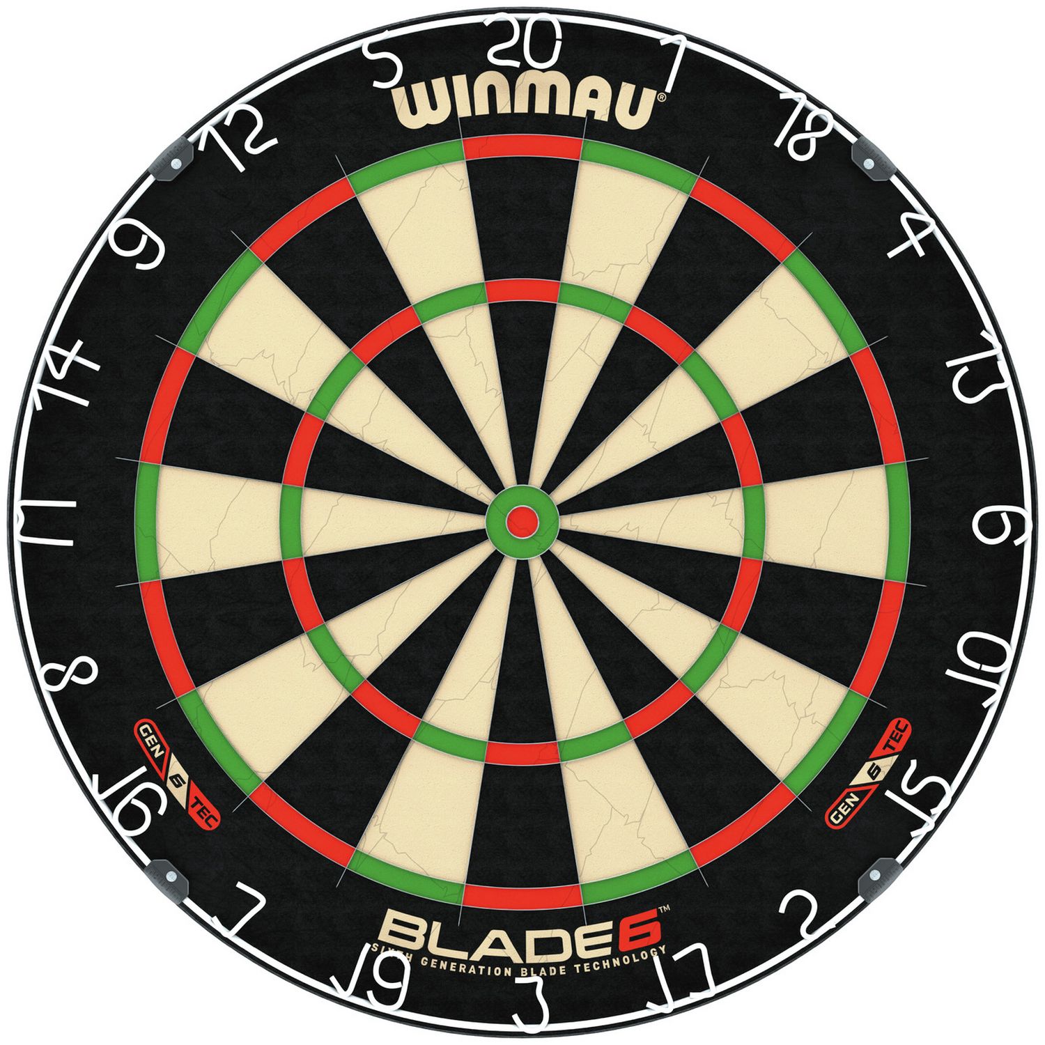 Winmau Blade 6 Professional Dartboard and Darts Set (British brand)