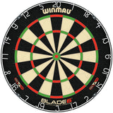 Winmau Blade 6 Professional Dartboard and Darts Set (British brand)