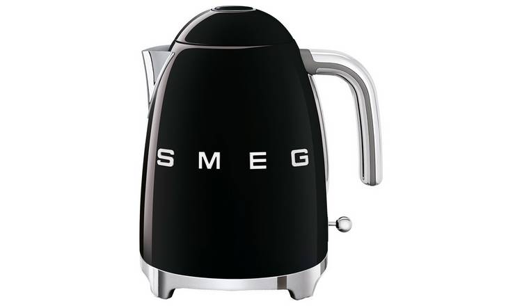 Smeg 50s retro kettle black 1.7L, imported from the UK
