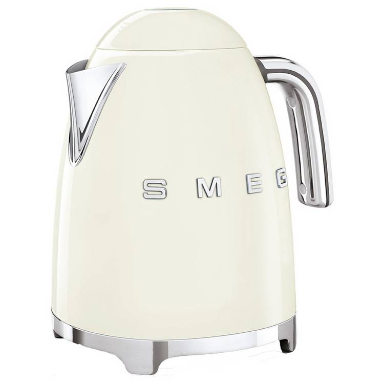 Smeg 50's style retro kettle cream 1.7L (British brand)