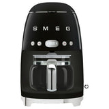 Smeg retro drip filter coffee machine black 1.4L (British brand)
