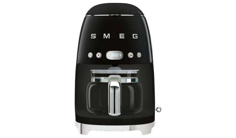 Smeg retro drip filter coffee machine black 1.4L (British brand)