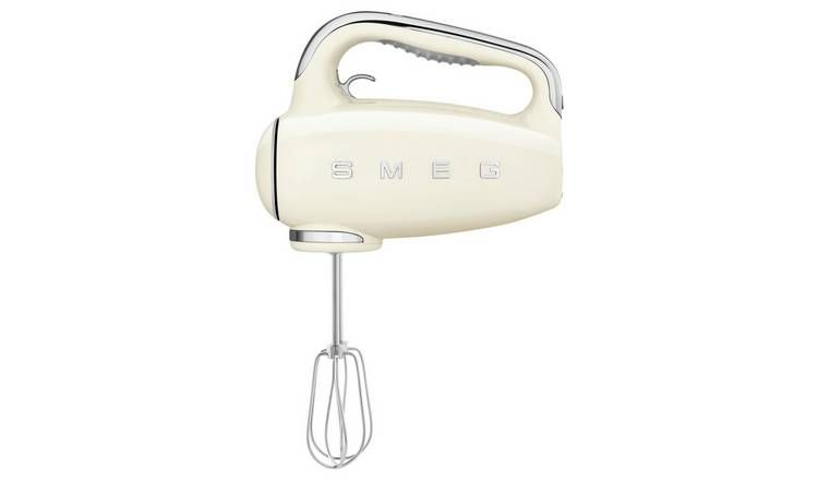 Smeg HMF01CRUK 50-tallsstil retro elektrisk håndmikser - Cream GOODS Argos