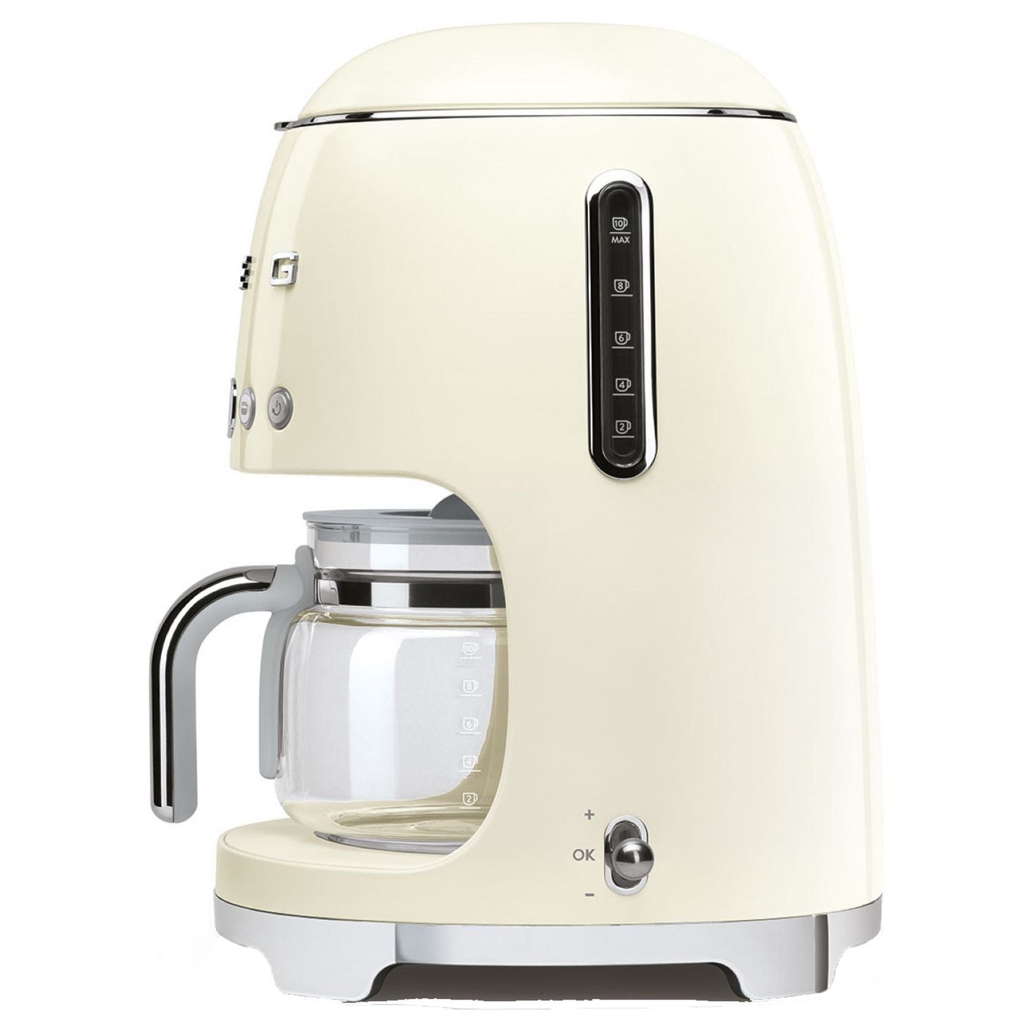 Smeg retro drip filter coffee machine cream, UK version