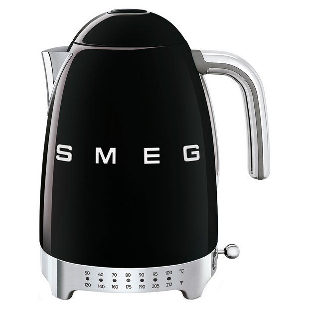 Smeg 50's Style Retro Variable Temperature Kettle 1.7L, imported from the UK