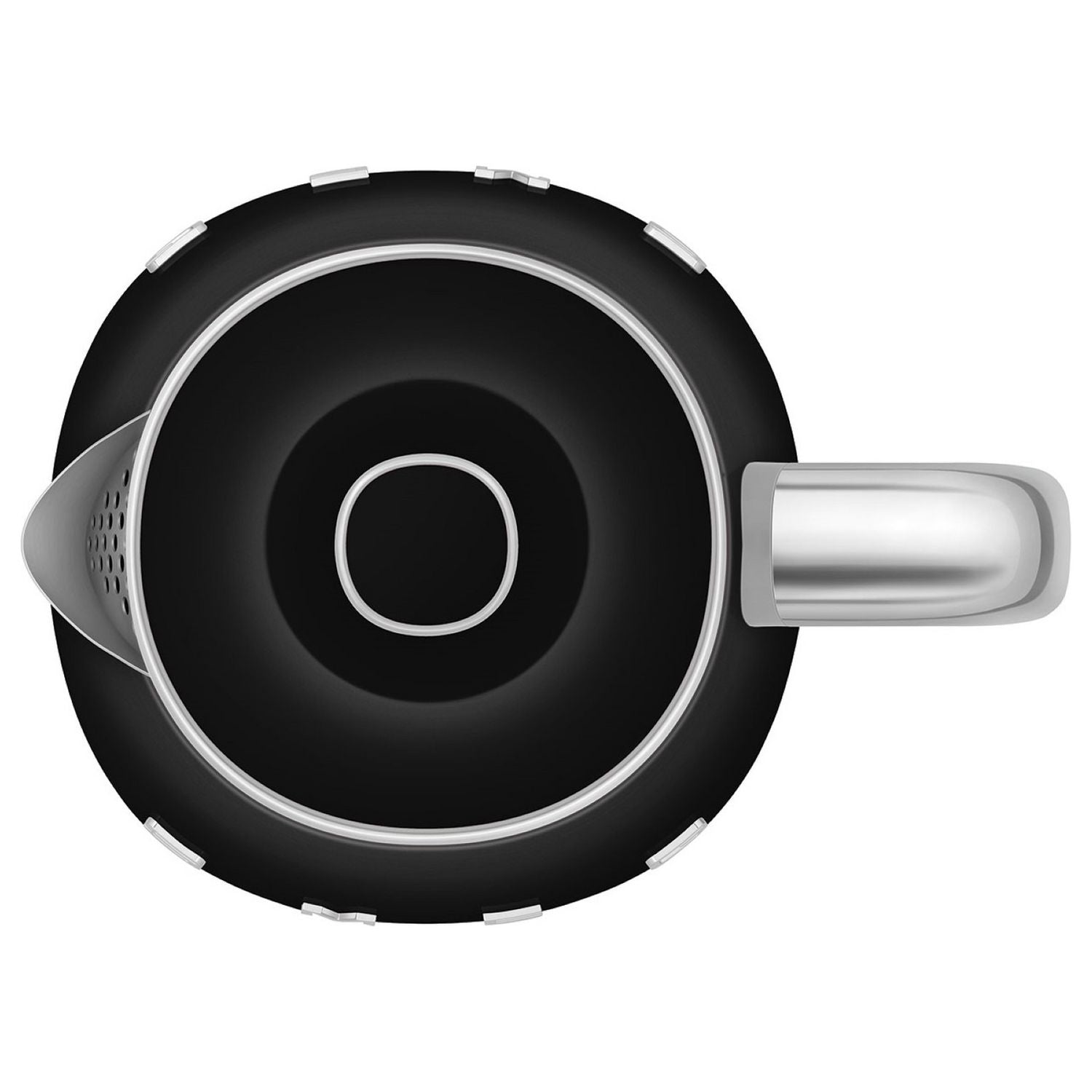 Smeg mini kettle black 0.8L, imported from the UK