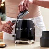 Smeg mini kettle black 0.8L, imported from the UK