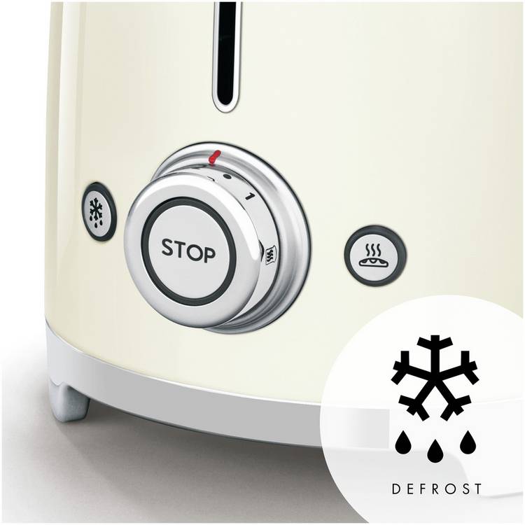 Smeg retro toaster cream 2 slice (British brand)