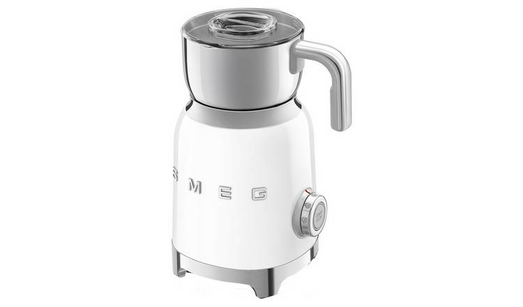 Smeg white retro milk frother 600ml (British brand)