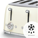 Smeg cream 4 slice retro toaster, imported from the UK