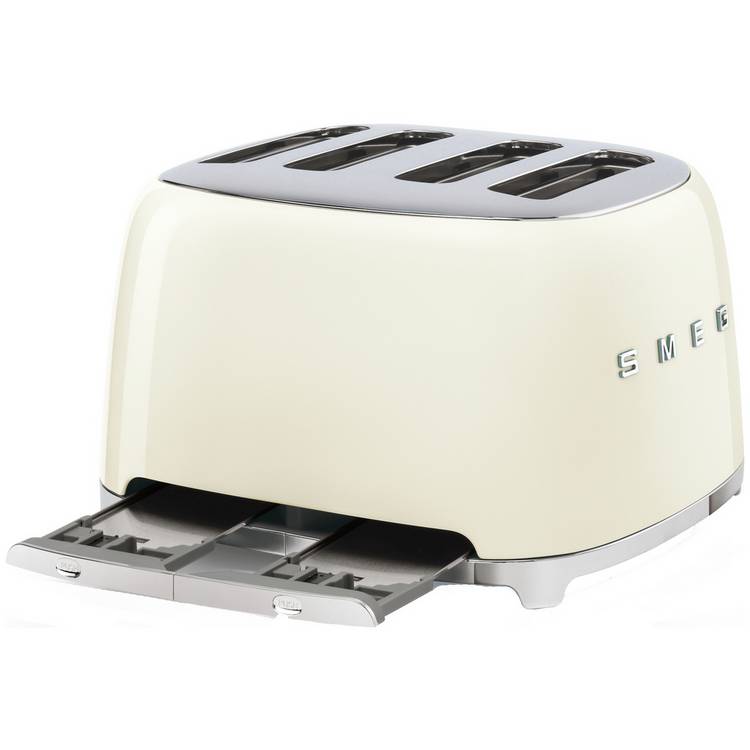 Smeg cream 4 slice retro toaster, imported from the UK